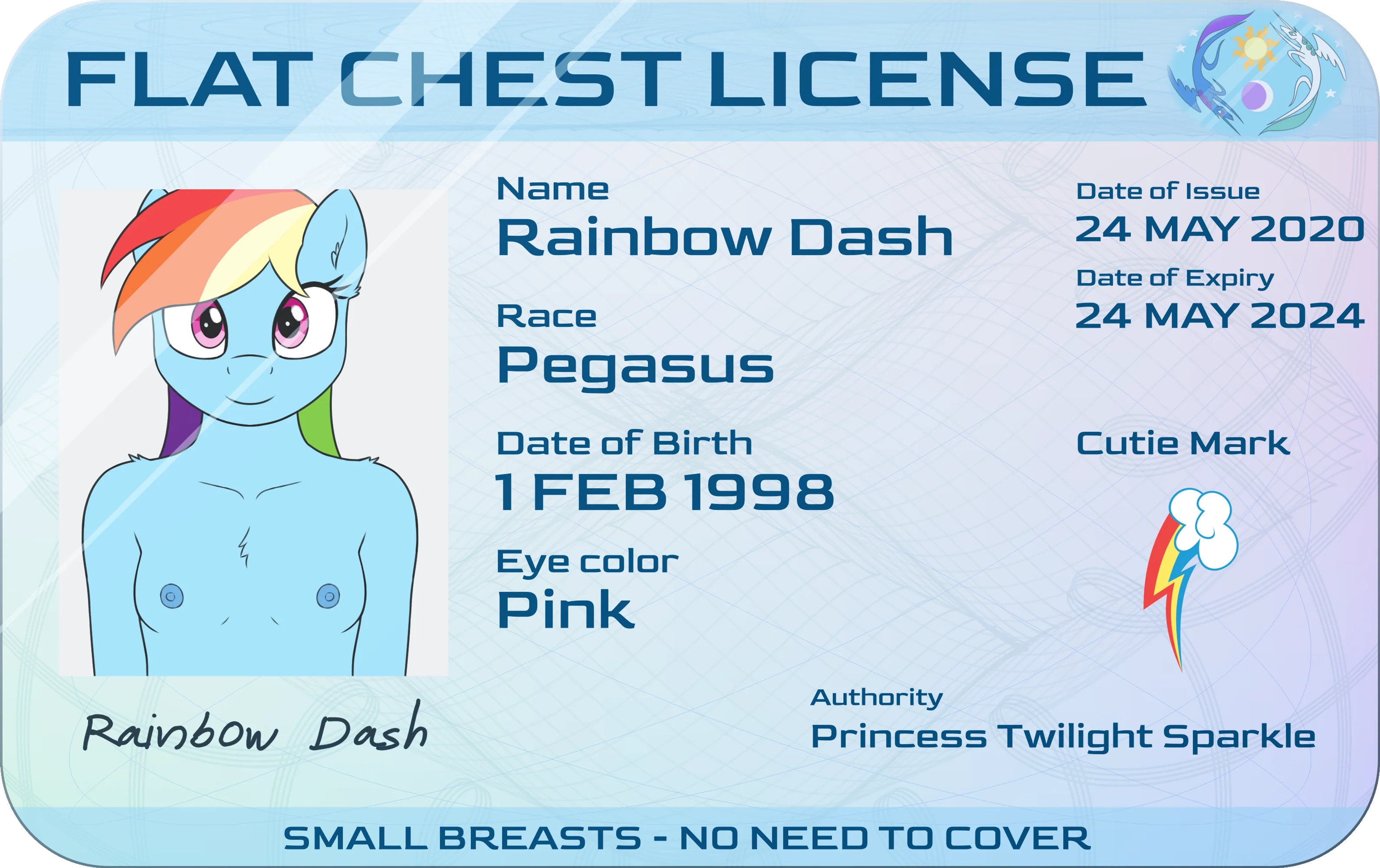 Flat Chest License (2/2)